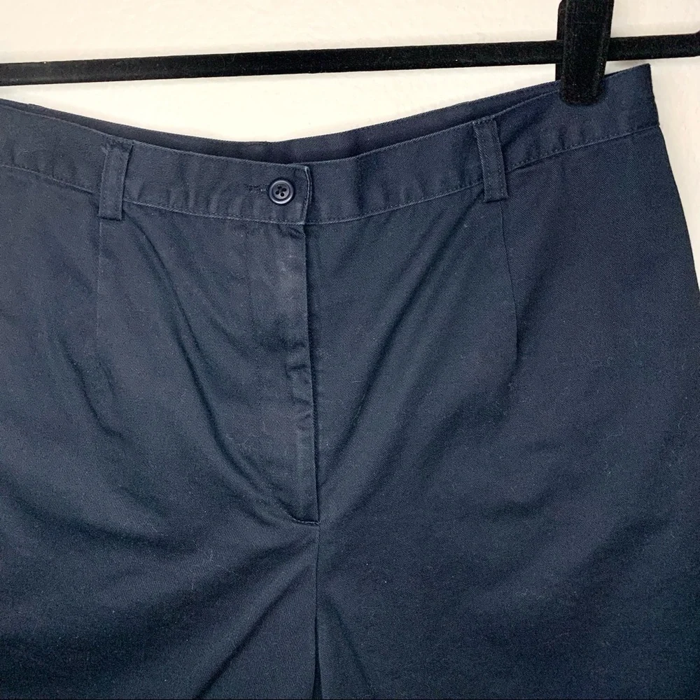 Pendleton women’s cotton high waist shorts navy 14